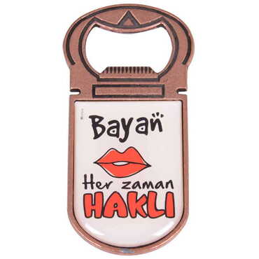 Toptan Sevgiliye Özel Myros Metal Açacak Magnet 40x90 mm - Myros