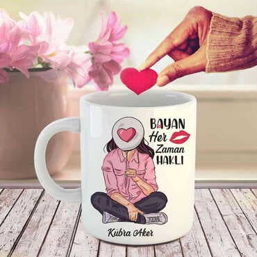 Sweetheart Themed Customised Porcelain Souvenir Travel Mug 80x95 mm - 2