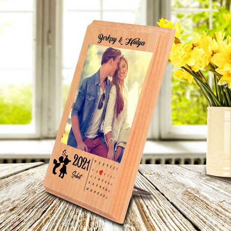 Sweetheart Themed Wooden Desktop Decor - 2