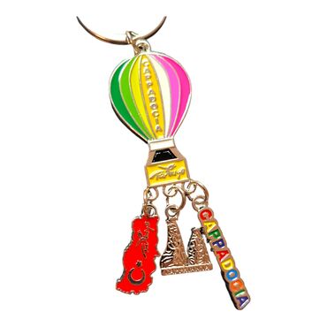 Shaky Cappadocia Balloon Keychain - Thumbnail