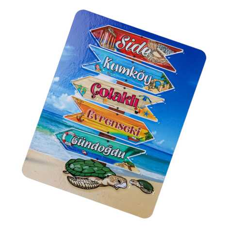 Side Bölgesi Temalı Kabartma Pvc Magnet 70*90 Mm - 5