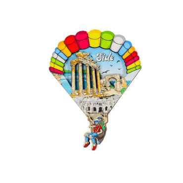 Side Themed 3D Picture Wooden Refrigerator Magnet - 8