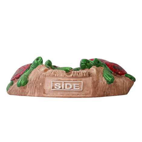 Side Temalı Alçı Dört Kaplumbağalı Küllük - 1