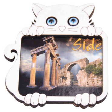 Toptan Side Temalı C Serisi Resimli Ahşap Magnet 90x120 mm - 9