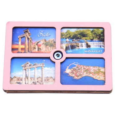 Toptan Side Temalı C Serisi Resimli Ahşap Magnet 90x120 mm - 36