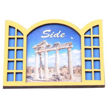 Toptan Side Temalı C Serisi Resimli Ahşap Magnet 90x120 mm - 41