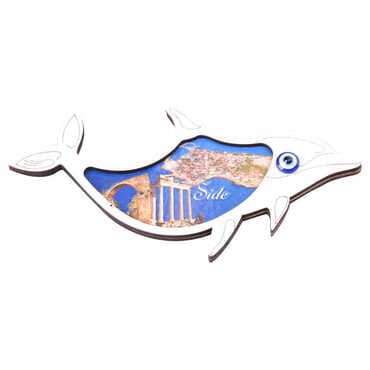 Toptan Side Temalı C Serisi Resimli Ahşap Magnet 90x120 mm - 47