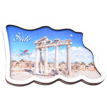 Toptan Side Temalı C Serisi Resimli Ahşap Magnet 90x120 mm - 53