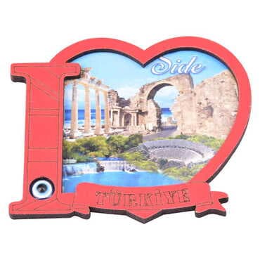 Toptan Side Temalı C Serisi Resimli Ahşap Magnet 90x120 mm - 73
