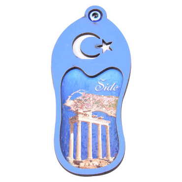Toptan Side Temalı C Serisi Resimli Ahşap Magnet 90x120 mm - 98