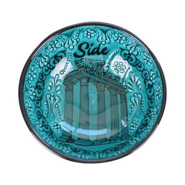 Toptan Side Temalı 16 Cm Turkuaz Kase - 3