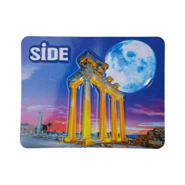 Side Themed Embossed PVC Refrigerator Magnet 70x90 mm