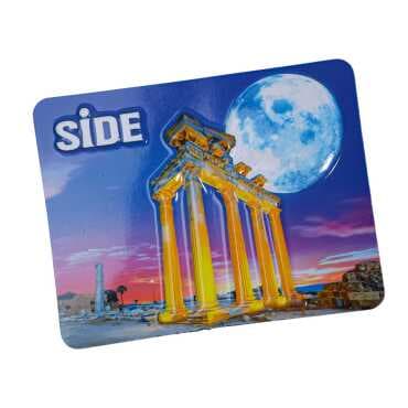 Side Themed Embossed PVC Refrigerator Magnet 70x90 mm - 10