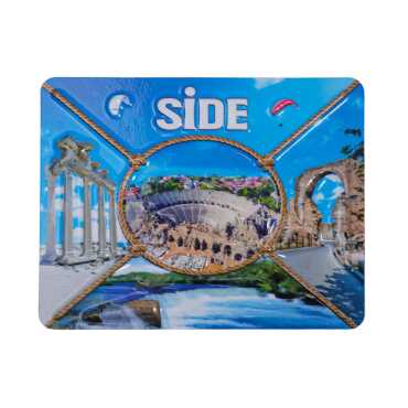 Side Themed Embossed PVC Refrigerator Magnet 70x90 mm - 7