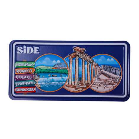 Toptan Side Temalı Kabartmalı Pvc Baskı Magnet - 6
