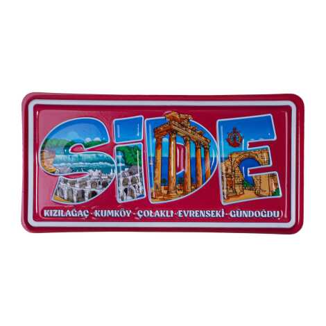 Toptan Side Temalı Kabartmalı Pvc Baskı Magnet - 7