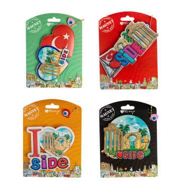 Side Themed Carded UV Polyester Refrigerator Magnet - 3