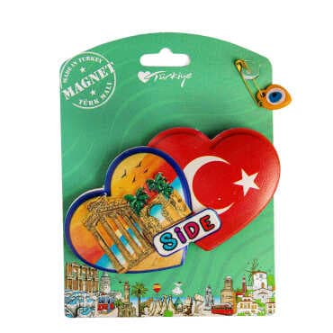 Side Themed Carded UV Polyester Refrigerator Magnet - 10