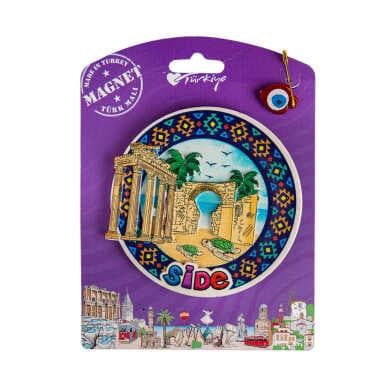 Side Themed Carded UV Polyester Refrigerator Magnet - 13