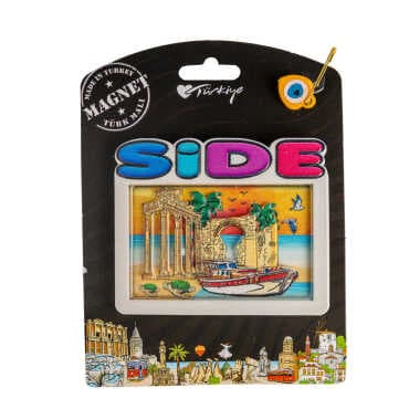 Side Themed Carded UV Polyester Refrigerator Magnet - 14