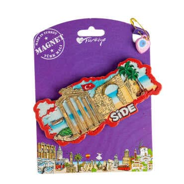 Side Themed Carded UV Polyester Refrigerator Magnet - 15