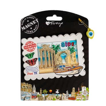 Side Themed Carded UV Polyester Refrigerator Magnet - 16