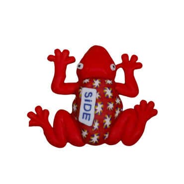 Side Themed Frog Fimo Refrigerator Magnet - 5