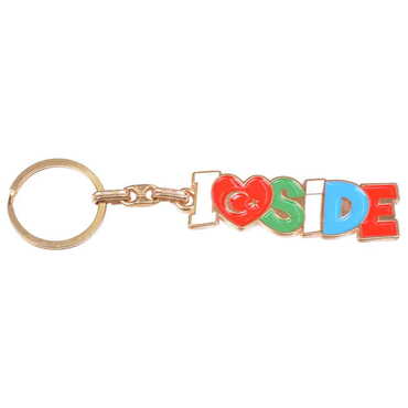 Toptan Side Temalı Metal Kabartma Anahtarlık - 6