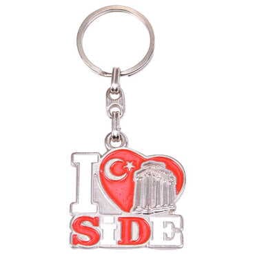 Toptan Side Temalı Metal Kabartma Anahtarlık - 12