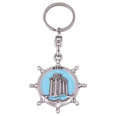 Toptan Side Temalı Metal Kabartma Anahtarlık - 24