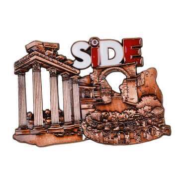 Side Themed Metal Mix Refrigerator Magnet - 5