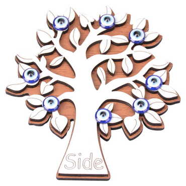 Side Themed Wooden Engraved Souvenir Fridge Magnet - 5