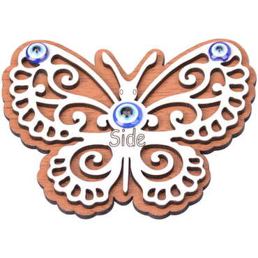 Side Themed Wooden Engraved Souvenir Fridge Magnet - 13