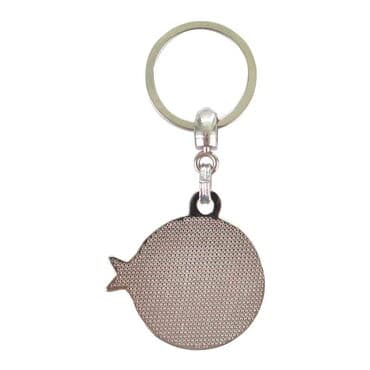 Side Themed Metal Turkish Flag Enamel Keychain - 2