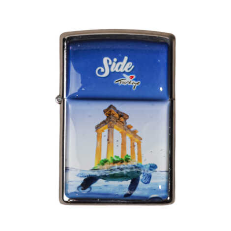 Side Temalı Myros Benzinli Çakmak - 6