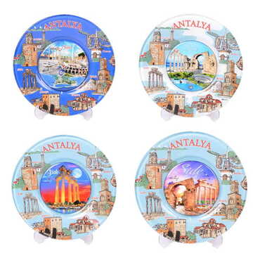 Side Themed Bespoke Printed Glass Plate 18 Cm - 2