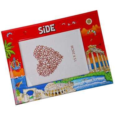 Side Themed Epoxy Photo Frame Travel Souvenir 15x20 Cm - 2