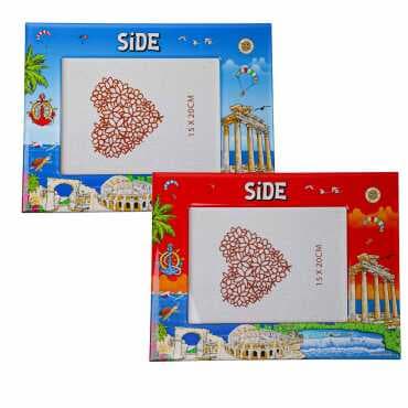 Side Themed Epoxy Photo Frame Travel Souvenir 15x20 Cm - 4
