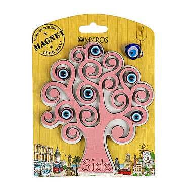 Side Themed Myros Carded Wooden Refrigerator Magnet - 15