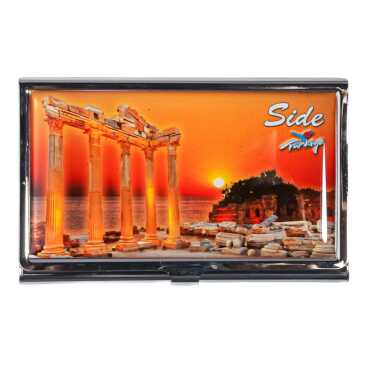 Side Temalı Myros Metal Aynalı Dikdörtgen Hap Kutusu 84x45x13 mm - 4
