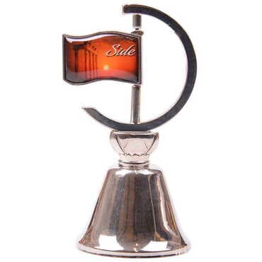 Toptan Side Temalı Myros Metal Bayrak Çan 44x96 mm - 5