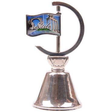 Toptan Side Temalı Myros Metal Bayrak Çan 44x96 mm - 6
