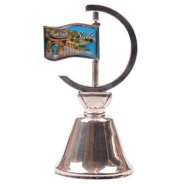 Toptan Side Temalı Myros Metal Bayrak Çan 44x96 mm - 8