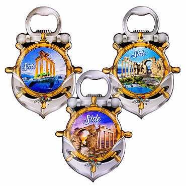 Side Temalı Myros Metal Çapa Açacak Magnet 105x72 mm - 2