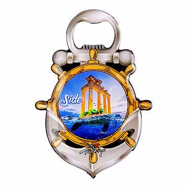 Side Temalı Myros Metal Çapa Açacak Magnet 105x72 mm - 3