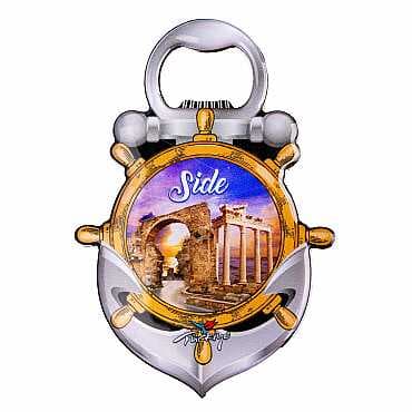 Side Temalı Myros Metal Çapa Açacak Magnet 105x72 mm - 4