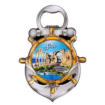 Side Temalı Myros Metal Çapa Açacak Magnet 105x72 mm - 5