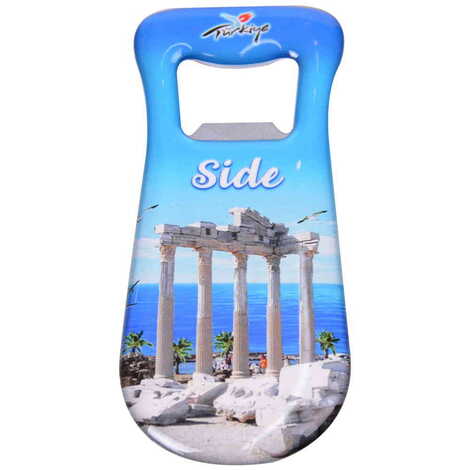 Toptan Side Temalı Myros Metal Damla Açacak Magnet 95x42 mm - 4