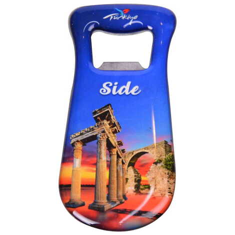 Toptan Side Temalı Myros Metal Damla Açacak Magnet 95x42 mm - 5