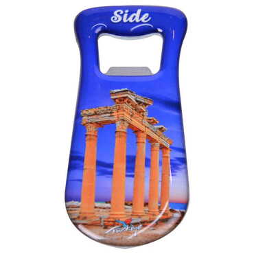 Toptan Side Temalı Myros Metal Damla Açacak Magnet 95x42 mm - 9